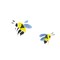 Bees Wall Stencil | 2322 by Designer Stencils | Animal & Nature Stencils | Reusable Art Craft Stencils for Painting on Walls, Canvas, Wood | Reusable Plastic Paint Stencil for Home Makeover | Easy to Use & Clean Art Stencil